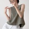 Ảnh của Áo sát nách hở lưng cao cấp, áo nữ tahnh lích dáng croptop phong cách Hàn Quốc_M12
