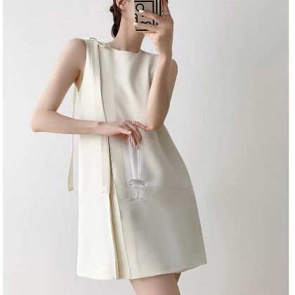 Ảnh của Đầm nữ thiết kế dáng suông xếp ly cao cấp, đầm công sở trẻ chung kiểu dáng thanh lịch_m14