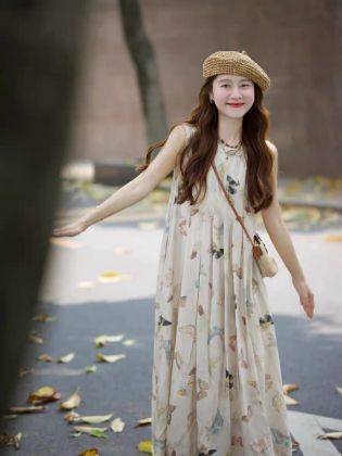 Ảnh của 𝘽𝙪𝙩𝙩𝙚𝙧𝙛𝙡𝙮 𝘿𝙧𝙚𝙨𝙨  Chiếc đầm xinh xắn - mẫu mới nhà 𝗞𝗮𝗯𝗶𝗰𝗼 với chất liệu Linen
