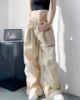 Picture of Quần gió nữ ống rộng dáng dài túi trước, quần dài cạp chun KABIO kiểu dáng thanh lịch unisex_j38