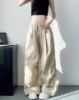 Picture of Quần gió nữ ống rộng dáng dài túi trước, quần dài cạp chun KABIO kiểu dáng thanh lịch unisex_j38