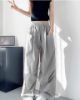 Picture of Quần gió nữ ống rộng dáng dài túi trước, quần dài cạp chun KABIO kiểu dáng thanh lịch unisex_j38