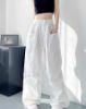 Picture of Quần gió nữ ống rộng dáng dài túi trước, quần dài cạp chun KABIO kiểu dáng thanh lịch unisex_j38
